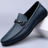 Raven Leather Moccasins