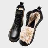 Botas de Inverno em Couro Premium