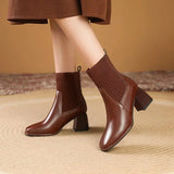 Cátia - Elegantes Botas com Plataforma