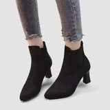 Rita - Botas de Camurça com Plataforma