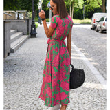 Roupão Floral Midi Amélia