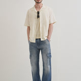 Albastru Slate Baggy Fit Jeans