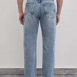 Jeans Slim Fit com Desgaste Suave