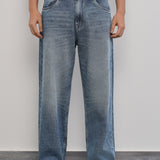Super Baggy Blue Vopsidos Jeans