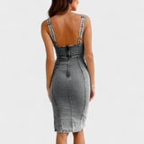 Robe en denim Valéria