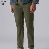 Tate Slim Fit Olive Jeans