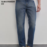 Urban Blue Slim Straight Jeans