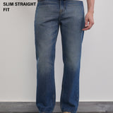 Urban Blue Slim Straight Jeans