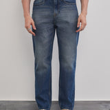 Urban Blue Slim Straight Jeans