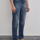 Urban Blue Slim Straight Jeans