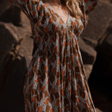 Vestido Castanho