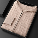 Premium Cashmere Hoodie with Drawstring Design