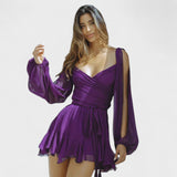 Vestido Dourado com Estampa de Leão