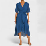 Ialina - Vestido Sofisticado com Cintura Ajustada