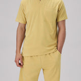 Conjunto de Malha na Cor Amarela