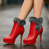 Botas Quentes com Salto Magda