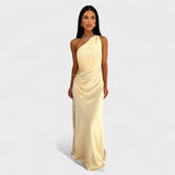Aurélia - Elegante Vestido Longo de Cetim
