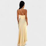 Aurélia - Elegante Vestido Longo de Cetim