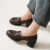 FRESH LABEL | Sapatos Penny Paris com Salto Elegante