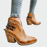Botins de Couro Vintage