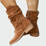 Botas Confortáveis na Altura do Tornozelo