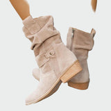 Botas Confortáveis na Altura do Tornozelo