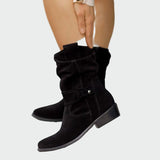 Botas Confortáveis na Altura do Tornozelo