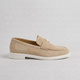 Nubuck Slip-On Moccasins - Brewood Style