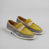 Nubuck Slip-On Moccasins - Brewood Style