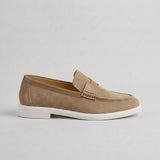 Nubuck Slip-On Moccasins - Brewood Style