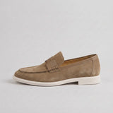 Nubuck Slip-On Moccasins - Brewood Style