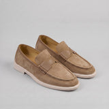 Nubuck Slip-On Moccasins - Brewood Style