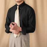 Camisa de Mangas Longas Antirrugas, Perfeita para o Dia a Dia