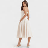 Valentina - Elegante Vestido com Corpete