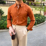 Camisa Slim Fit em Linho