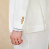 "Blazer de Algodão Seersucker Ritz" can be rewritten as "Blazer Ritz em Algodão Seersucker".