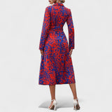 Bianca - Vestido con Estampado Animal