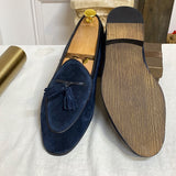 Loafers de Camurça com Pompom - Estilo Iate 'Monte Carlo'