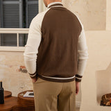 Casaco Varsity Slim Fit em Lã Misturada para Baseball