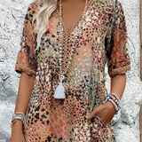 Lia - Vestido Midi Sofisticado para Mulheres