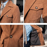 Casaco de Corduroy Safari com Cintura Oslo