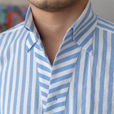 Camisa Seersucker Listrada St. Tropez