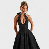 Efi - Vestido Midi em Tecido Texturizado