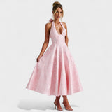 Efi - Vestido Midi em Tecido Texturizado