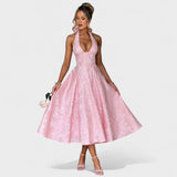 Efi - Vestido Midi em Tecido Texturizado