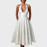 Efi - Vestido Midi em Tecido Texturizado