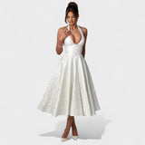 Efi - Vestido Midi em Tecido Texturizado