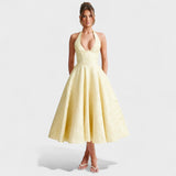 Efi - Vestido Midi em Tecido Texturizado