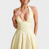Efi - Vestido Midi em Tecido Texturizado