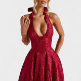 Efi - Vestido Midi em Tecido Texturizado